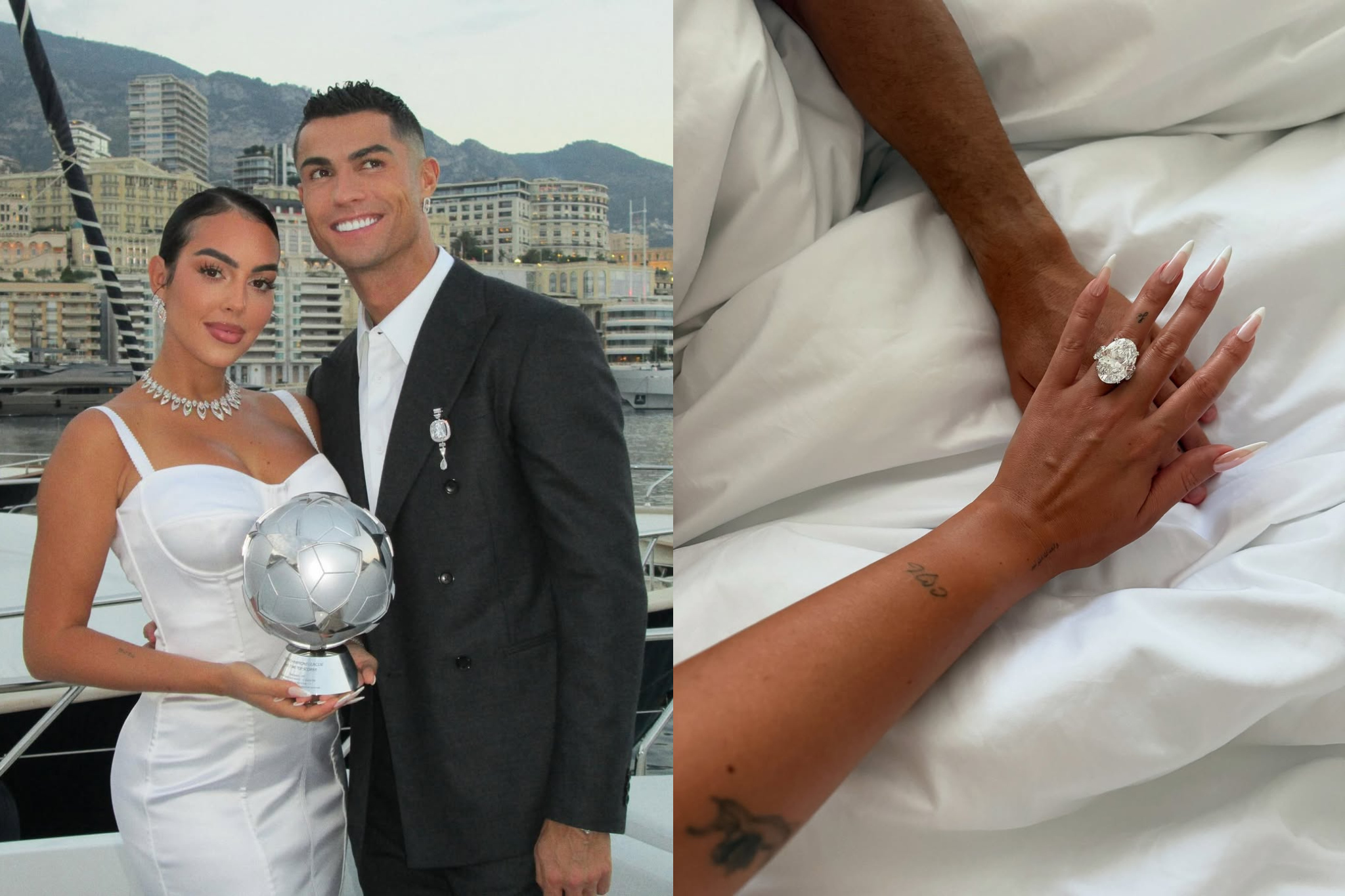 Ronaldo just proposed to his girlfriend with diamond ring almost as big as a soccer ball | Sports
